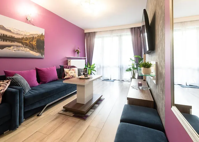 Lawendowy Z Garazem, Tarasem I Widokiem Na Sniezke Triventi קרפאז'