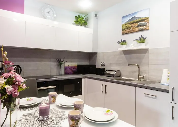 Lawendowy Z Garazem, Tarasem I Widokiem Na Sniezke Triventi * קרפאז'