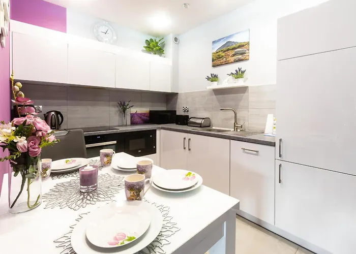 Lawendowy Z Garazem, Tarasem I Widokiem Na Sniezke Triventi דירה